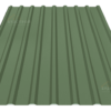 профнастил пс-20 зеленый мох 6020
