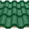 металлочерепица интегра зеленая цвет 6005