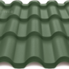 металлочерепица интегра зеленый мох цвет 6020
