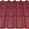 металлочерепица монтеррей бордовая матовый цвет 3005