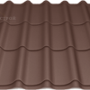металлочерепица монтеррей матовый коричневый шоколад цвет 8017