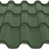 металлочерепица Альпина премиум зеленый мох цвет 6020